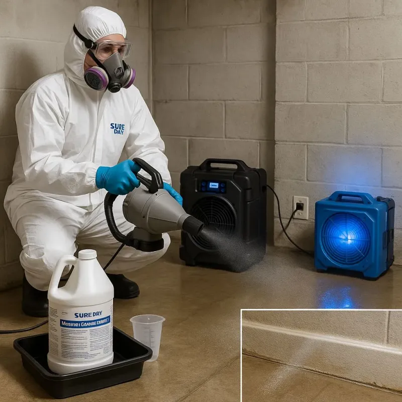 Sanitization and Odor Removal process in Fairlea, WV