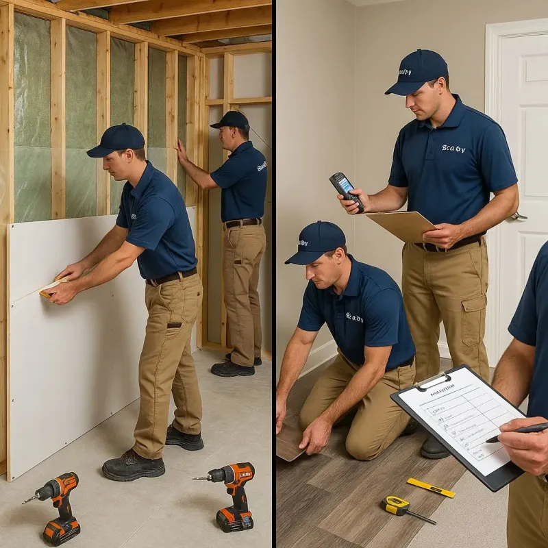 Repairs and Reconstruction process in Fairlea, WV